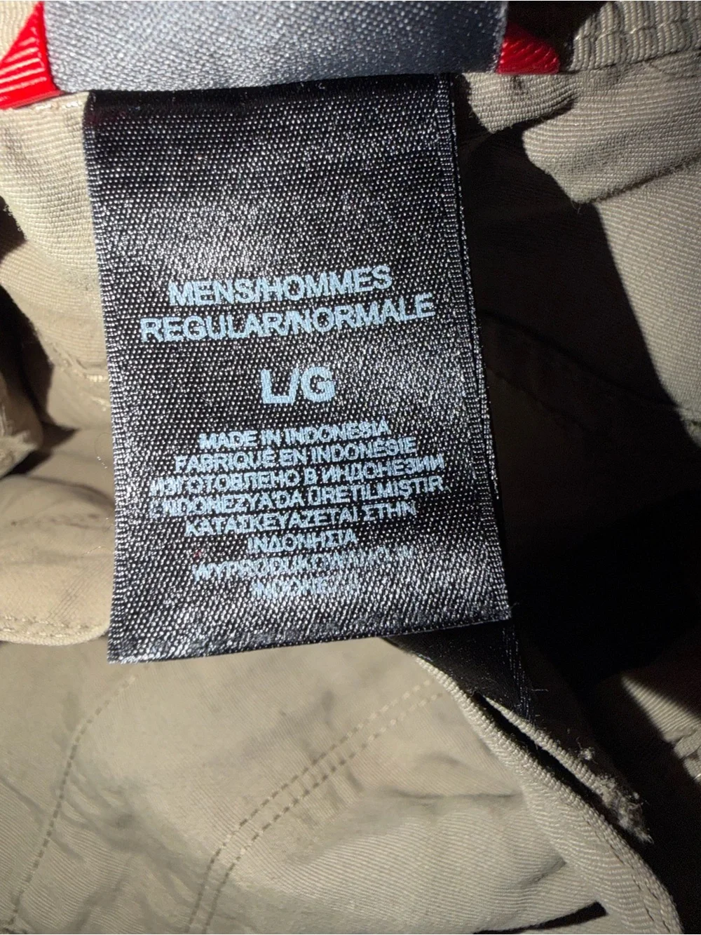 Men's Northface quickdry Cargo Shorts